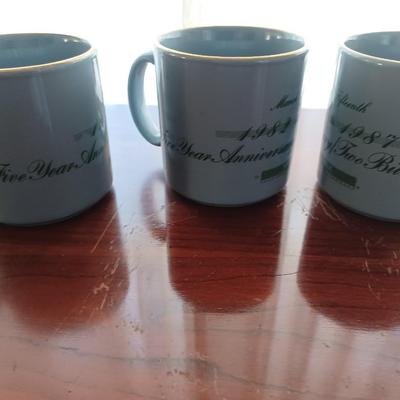 3 "2 billion" mugs