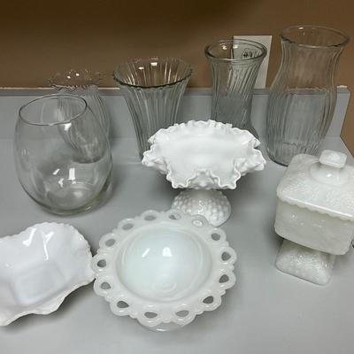 Milk Glass Lot #1