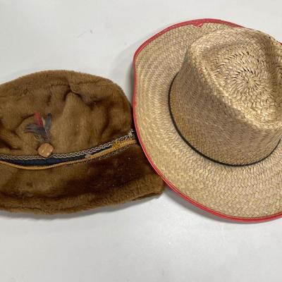 2 vintage hats