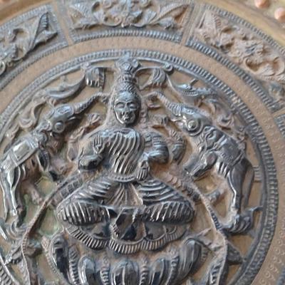Lakshmi Mandala, copper plate
