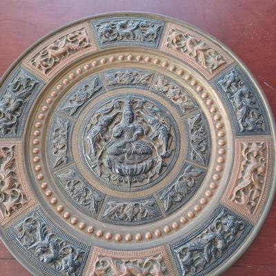 Lakshmi Mandala, copper plate
