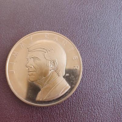 3 large franklin mint collector coins