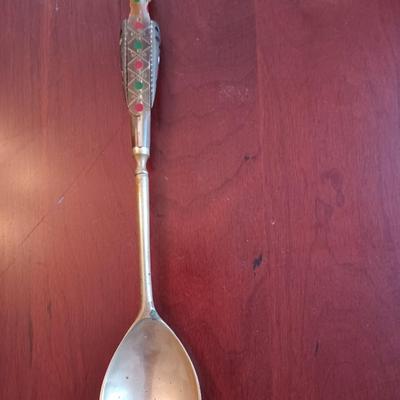 4pc Vintage Silver Horn Phoenix Bird
