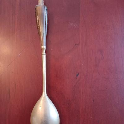4pc Vintage Silver Horn Phoenix Bird