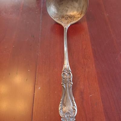 silver ladle