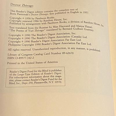 Reader's Digest Classic Literature Collection Lot