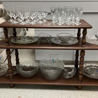 Plant Stand and glass wear