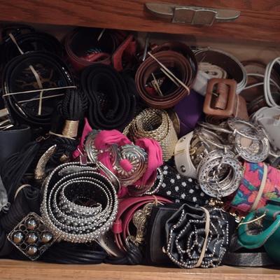 Large Selection of Ladies Belts