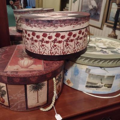 Collection of Ladies Hats and Hat Boxes (#2)