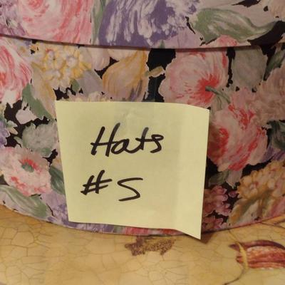 Collection of Ladies Hats and Hat Boxes (#5)
