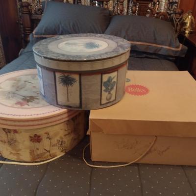 Collection of Ladies Hats and Hat Boxes (#8)