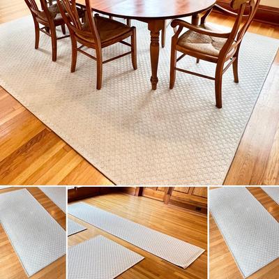 Set Of Four (4) Matching Rugs