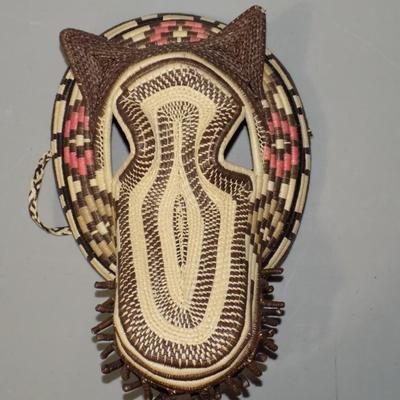Tribal Handmade African Hippo Mask