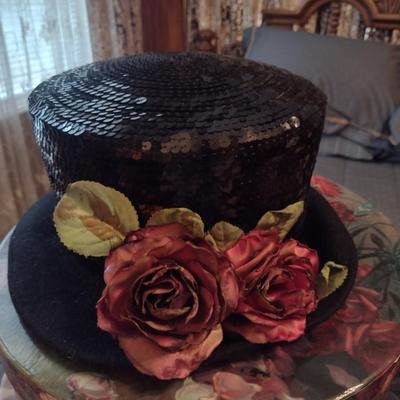Collection of Ladies Hats and Hat Boxes (#10- 4 Boxes)