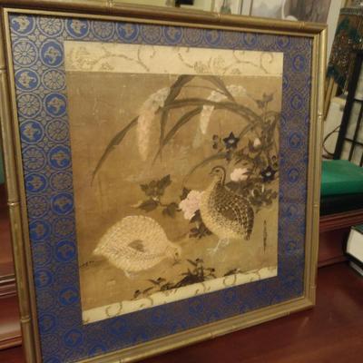 Framed Asian Theme Print