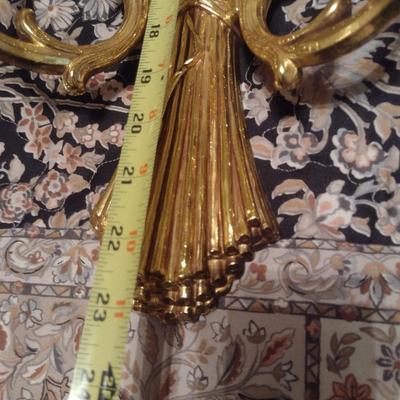 Vintage Pair of Wall Mount Candle Holders