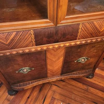 Lot #109 Depression Era China Cabinet - 1930's