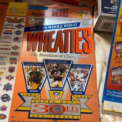 Collectible Wheaties Boxes Lot