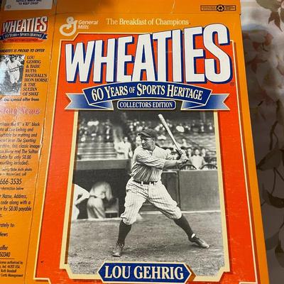 Collectible Wheaties Boxes Lot