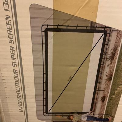 Indoor / Outdoor Movie Screen In Box