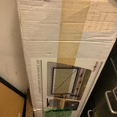 Indoor / Outdoor Movie Screen In Box