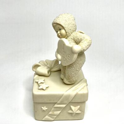 Department 56 Snowbabies â€œI Love You From The Bottom of My Heartâ€ Music Box