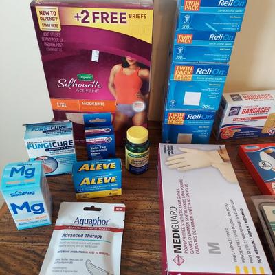 NIB - Assorted First Aid and Pharmaceutical Supplies (HC2-BBL)
