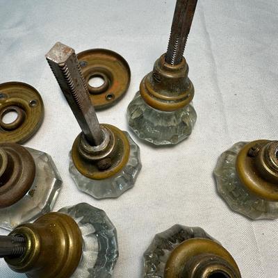 Antique Glass Doorknobs
