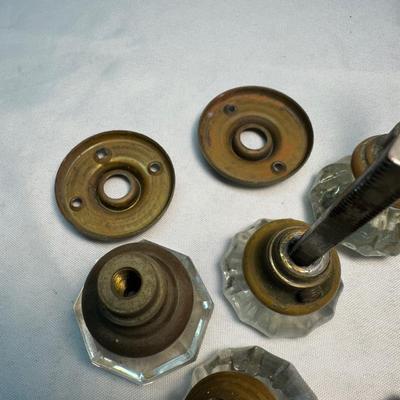 Antique Glass Doorknobs