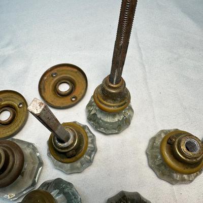 Antique Glass Doorknobs