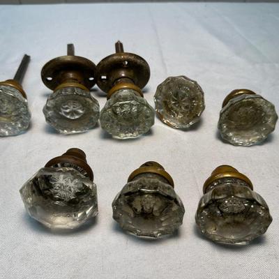 Antique Glass Doorknobs