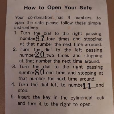 Saga Saf-D-Posit Small Home Safe (HC2-BBL)