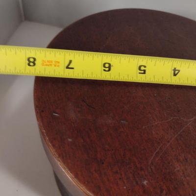 Pair of Wooden Cheese Style Boxes