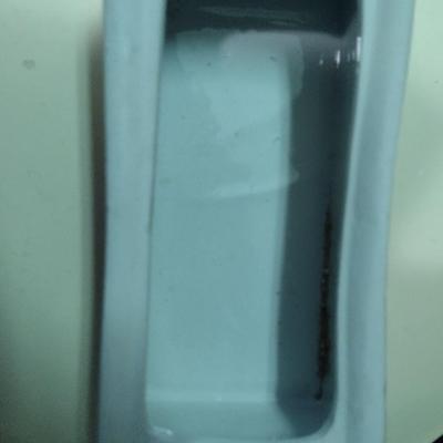 Painted Floral Design Porcelain Box with Lid