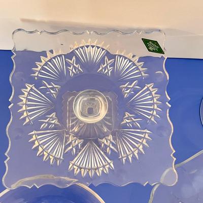 4 Piece Lot Cut Crystal - Shannon Crystal, Nachtmann