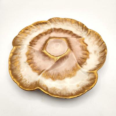 Lot #123D Antique Oyster Plate, probably French, 19th century