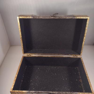 Decorative Storage Box with Hinged Lid