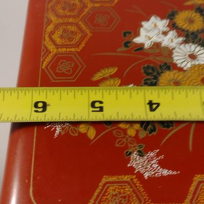 Plastic Trays and Double Layer Box with Floral and Asian Designs