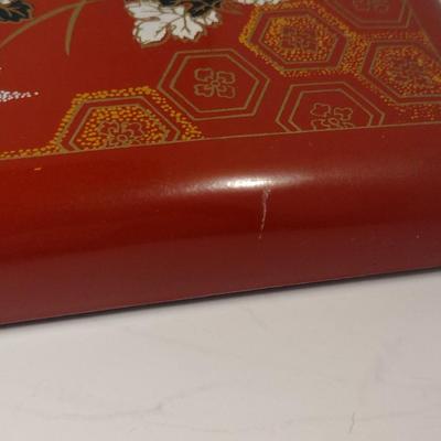 Plastic Trays and Double Layer Box with Floral and Asian Designs