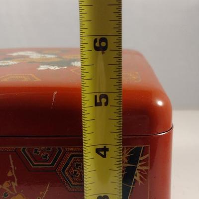 Plastic Trays and Double Layer Box with Floral and Asian Designs