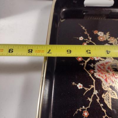 Plastic Trays and Double Layer Box with Floral and Asian Designs