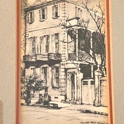 2 Piece Lot Art - 1 Signed, Elizabeth O'Neill Verner Double Print