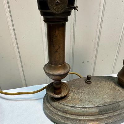 Antique Brass Lamp. (Untested)