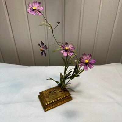 Handmade Metal Flower Sculpture