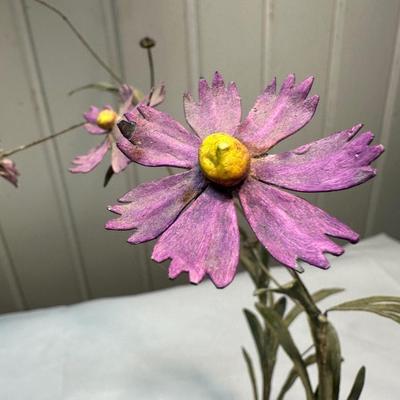 Handmade Metal Flower Sculpture