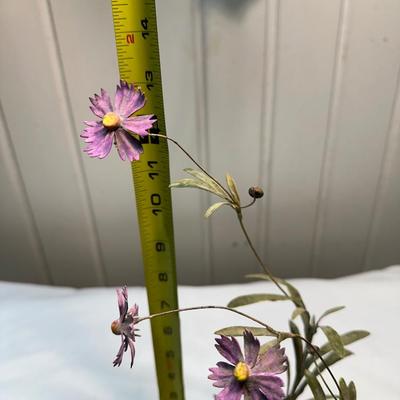 Handmade Metal Flower Sculpture