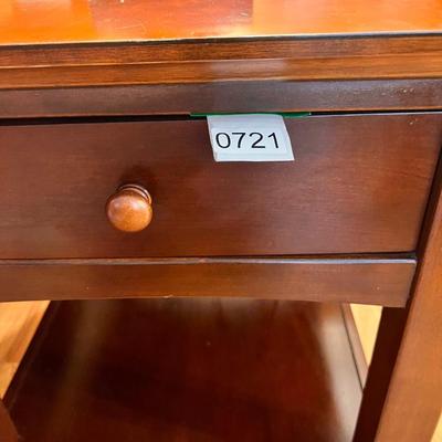 Solid Wood Contemporary End Table