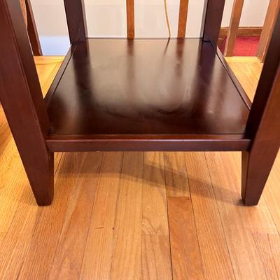 Solid Wood Contemporary End Table