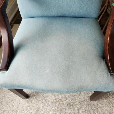 Pair Vintage Solid Lounge Chairs