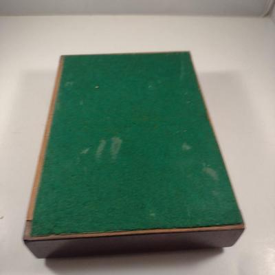 Wooden Storage Box with Hinged Lid